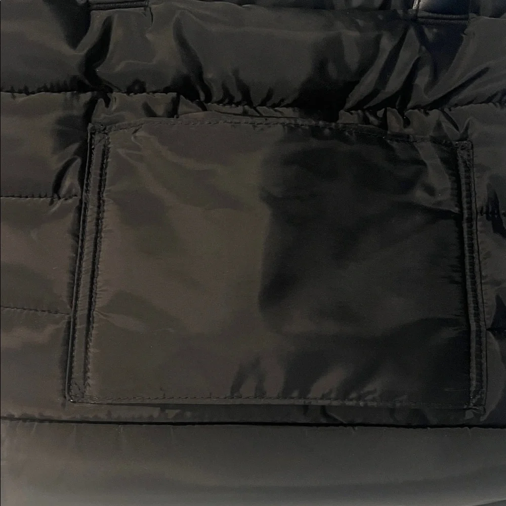 Black Quilted Puffer Weekender Bag - Men's Travel Shoulder & Top-Handle Bag